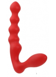 Красный силиконовый стимулятор PURRFECT SILICONE - 19 см. - Dream Toys