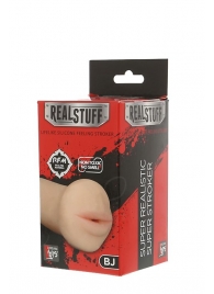 Нежный мастурбатор-ротик REALSTUFF 5INCH MASTURBATOR BJ - Dream Toys - в Стерлитамаке купить с доставкой