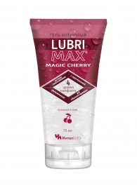 Интимный гель-смазка на водной основе Lubrimax Magic Cherry - 75 мл. - ИнтелБИО - купить с доставкой в Стерлитамаке