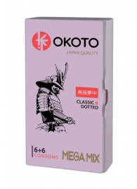 Презервативы OKOTO Mega Mix - 12 шт. - Sitabella - купить с доставкой в Стерлитамаке