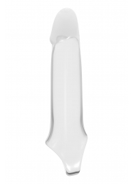 Прозрачная насадка-удлинитель 6.6’’ Extender With Ball Strap - 17,3 см. - Dream Toys - в Стерлитамаке купить с доставкой