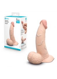 Телесный анальный фаллоимитатор Slipskin 6.5’’ Curved - 16,7 см. - b-Vibe