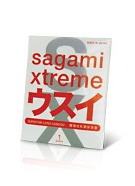 Ультратонкий презерватив Sagami Xtreme SUPERTHIN - 1 шт. - Sagami - купить с доставкой в Стерлитамаке