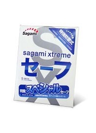 Презерватив Sagami Xtreme Ultrasafe с двойным количеством смазки - 1 шт. - Sagami - купить с доставкой в Стерлитамаке