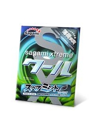 Презерватив Sagami Xtreme Mint с ароматом мяты - 1 шт. - Sagami - купить с доставкой в Стерлитамаке