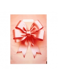 Пакет с принтом в виде банта с вырубной ручкой (30х40 см) - Сима-Ленд - купить с доставкой в Стерлитамаке