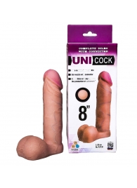 Фаллическая насадка для страпона UNICOCK 8  - 20 см. - LOVETOY (А-Полимер) - купить с доставкой в Стерлитамаке