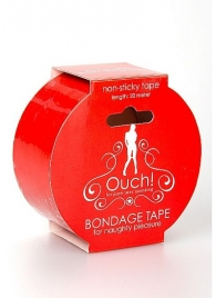 Красная лента для связывания Bondage Tape Red - Shots Media BV - купить с доставкой в Стерлитамаке