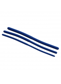 Набор из 3 синих силиконовых уретральных расширителей Invasion Silicone Urethral Sound Trainer Set - XR Brands - купить с доставкой в Стерлитамаке