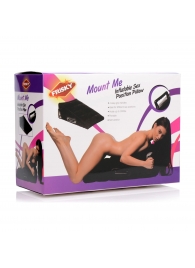 Черная подушка для секса Mount Me Inflatable Sex Position Pillow - XR Brands - купить с доставкой в Стерлитамаке
