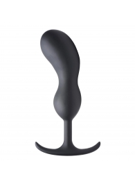 Черный массажер простаты с утяжелителями Premium Silicone Weighted Prostate Plug XL - 20,8 см. - XR Brands - в Стерлитамаке купить с доставкой