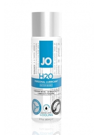 Охлаждающий лубрикант на водной основе JO Personal Lubricant H2O COOLING - 60 мл. - System JO - купить с доставкой в Стерлитамаке