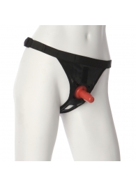 Трусики со штырьком для фиксации насадок Ultra Harness with Plug - Doc Johnson - купить с доставкой в Стерлитамаке