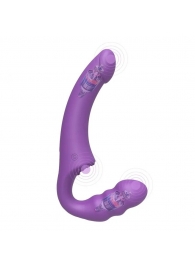Фиолетовый безремневой страпон Straples Strap-On Dildo - Erokay - купить с доставкой в Стерлитамаке