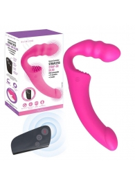 Розовый безремневой страпон Straples Strap-On Dildo - Erokay - купить с доставкой в Стерлитамаке