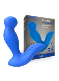 Синий вибромассажер простаты 3,5’’ P-spot Massager - 12,5 см. - Erokay - в Стерлитамаке купить с доставкой