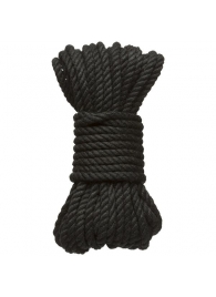 Черная верёвка для связывания и фиксации Bind Tie - 9,14 м. - Doc Johnson - купить с доставкой в Стерлитамаке