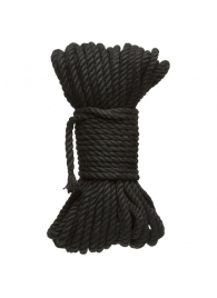 Черная верёвка для связывания и фиксации Bind Tie - 15,24 м. - Doc Johnson - купить с доставкой в Стерлитамаке