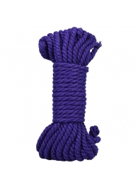 Фиолетовая верёвка для связывания и фиксации Bind Tie - 9,14 м. - Doc Johnson - купить с доставкой в Стерлитамаке