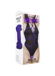 Фиолетовая верёвка для связывания и фиксации Bind Tie - 15,24 м. - Doc Johnson - купить с доставкой в Стерлитамаке