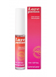Возбуждающий блеск для губ Love Potion - 8 мл. - Love to Love - купить с доставкой в Стерлитамаке