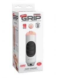 Мастурбатор-вагина Extreme Toyz Mega Grip Vibrating Stroker Mouth - Pipedream - в Стерлитамаке купить с доставкой