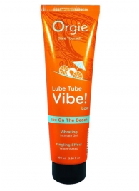 Гель с эффектом вибрации Lube Tube Vibe Low Sex On The Beach - 100 мл. - ORGIE - купить с доставкой в Стерлитамаке