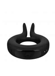 Черное эрекционное кольцо Marry Me Rechargeable Vibrating Cockring - Adrien Lastic - в Стерлитамаке купить с доставкой