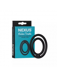 Черное двойное эрекционное кольцо Nexus Enduro Double - Nexus Range - в Стерлитамаке купить с доставкой