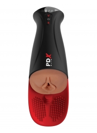 Мастурбатор-вагина в колбе с вибрацией Fuck-O-Matic Pro XL - Pipedream - в Стерлитамаке купить с доставкой
