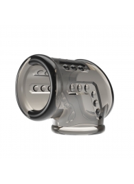 Дымчатая насадка на пенис и мошонку - Baile - в Стерлитамаке купить с доставкой