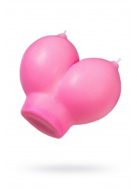 Розовая свеча «Сиськи» - 150 гр. - Pecado - купить с доставкой в Стерлитамаке