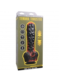 Черно-красная мини-машина на присоске Tendril Thruster - 21,6 см. - Doc Johnson - купить с доставкой в Стерлитамаке