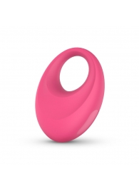 Розовое интерактивное эрекционное виброкольцо Leo - Easy toys - в Стерлитамаке купить с доставкой