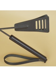 Черный кожаный стек «Сириус» - 60 см. - Sitabella - купить с доставкой в Стерлитамаке