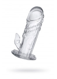 Прозрачная насадка на пенис Uco - 13 см. - A-toys - в Стерлитамаке купить с доставкой
