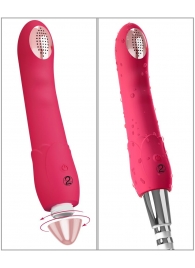 Малиновая насадка на душ с вибрацией Showers to orgasm - 20,1 см. - Orion - купить с доставкой в Стерлитамаке