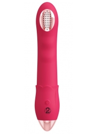 Малиновая насадка на душ с вибрацией Showers to orgasm - 20,1 см. - Orion - купить с доставкой в Стерлитамаке