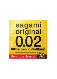 Презерватив увеличенного размера Sagami Original 0.02 XL-size - 1 шт. - Sagami - купить с доставкой в Стерлитамаке