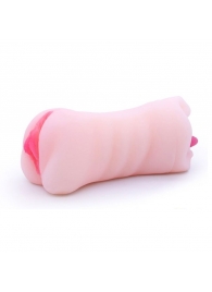 Телесный двусторонний мастурбатор - вагина и ротик - Boys of Toys - в Стерлитамаке купить с доставкой