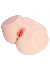 Мастурбатор-полуторс с двойным слоем материала и вибрацией Jenny Onahole Real Vagina - KOKOS - в Стерлитамаке купить с доставкой