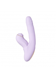 Сиреневый вибромассажер со съёмным клиторальным пульсатором DuoGlow - Svakom купить в Стерлитамаке с доставкой в Orgasmix.ru Сиреневый вибромассажер со съёмным клиторальным пульсатором DuoGlow - Svakom