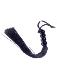 Черная силиконовая плеть - 37 см. - Boys of Toys - купить с доставкой в Стерлитамаке