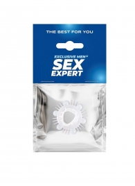 Стимулирующая насадка на пенис с несколькими видами рельефа - Sex Expert - в Стерлитамаке купить с доставкой