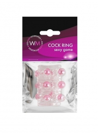 Прозрачная сквозная насадка на пенис с цветными шариками - Erowoman-Eroman - в Стерлитамаке купить с доставкой