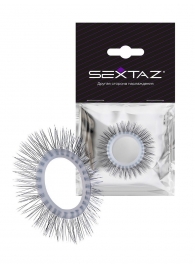 Круглое эрекционное кольцо с «ресничками» - Sextaz - в Стерлитамаке купить с доставкой