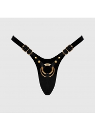 Черный пояс для фиксации насадок Strap-On-Me Leatherette Harness Fabulous - Strap-on-me - купить с доставкой в Стерлитамаке