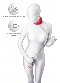 Красный ошейник с подкладкой из меха - ToyFa - купить с доставкой в Стерлитамаке