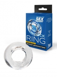 Прозрачное эрекционное кольцо-бублик - Sex Expert - в Стерлитамаке купить с доставкой