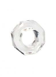 Прозрачное эрекционное кольцо в форме гайки - Sex Expert - в Стерлитамаке купить с доставкой